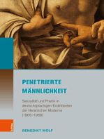 Penetrierte Männlichkeit: Sexualität und Poetik in deutschsprachigen Erzähltexten der literarischen Moderne (1905-1969)