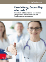 Einarbeitung, Onboarding oder mehr?: Eine Studie mit Gesundheits- und Krankenpfleger*innen in konfessionellen und kommunalen Krankenhäusern