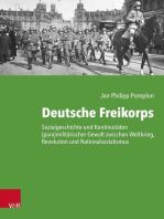 Deutsche Freikorps: Sozialgeschichte und Kontinuitäten (para)militärischer Gewalt zwischen Weltkrieg, Revolution und Nationalsozialismus