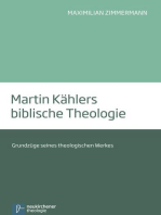 Martin Kählers biblische Theologie