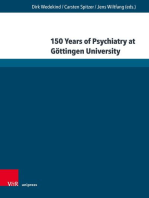 150 Years of Psychiatry at Göttingen University: Lectures given at the Anniversary Symposium