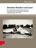 Zwischen Wandern und Lesen: Eine rezeptionshistorische Untersuchung des Literaturkonzepts der bürgerlichen deutschen Jugendbewegung 1896–1923
