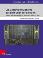 Die Geburt der Moderne aus dem Geist der Religion?: Religion, Weltanschauung und Moderne in Wien um 1900