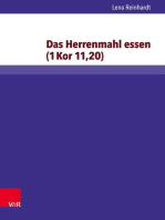 Das Herrenmahl essen (1 Kor 11,20): Exegetisch-religionsgeschichtlich untersucht und religionspädagogisch bedacht