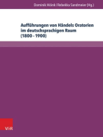 Aufführungen von Händels Oratorien im deutschsprachigen Raum (1800–1900): Bibliographie der Berichterstattung in ausgewählten Musikzeitschriften