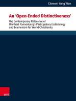 An 'Open-Ended Distinctiveness': The Contemporary Relevance of Wolfhart Pannenberg's Participatory Ecclesiology and Ecumenism for World Christianity