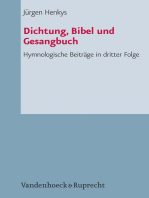 Dichtung, Bibel und Gesangbuch: Hymnologische Beiträge in dritter Folge