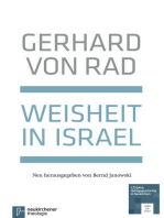 Weisheit in Israel: Mit einem Anhang neu herausgegeben von Bernd Janowski