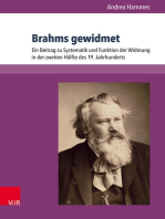 Brahms gewidmet: Ein Beitrag zu Systematik und Funktion der Widmung in der zweiten Hälfte des 19. Jahrhunderts