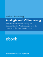 Analogie und Offenbarung