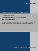 Finanzkontrolle im europäischen Mehrebenensystem: Die Zusammenarbeit der europäischen Rechnungskontrollbehörden und die Perspektiven für einen externen Finanzkontrollverbund