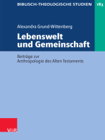 Lebenswelt und Gemeinschaft: Beiträge zur Anthropologie des Alten Testaments