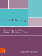 Kunst/Erfahrung: Wissen und Geschlecht in Musik, Theater, Film