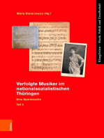 Verfolgte Musiker im nationalsozialistischen Thüringen: Eine Spurensuche. Teil 2