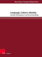 Language, Culture, Identity: Between Ethnolinguistics and Ethnomethodology