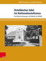 Ostelbischer Adel im Nationalsozialismus: Familienerinnerungen am Beispiel der Wedel