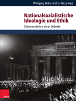 Nationalsozialistische Ideologie und Ethik: Dokumentation einer Debatte