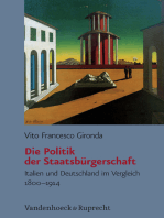 Die Politik der Staatsbürgerschaft: Italien und Deutschland im Vergleich 1800–1914
