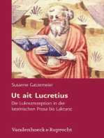 Ut ait Lucretius: Die Lukrezrezeption in der lateinischen Prosa bis Laktanz