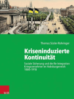 Kriseninduzierte Kontinuität: Soziale Sicherung und die Re-Integration Kriegsversehrter im Habsburgerreich 1880–1918