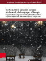 Mathematik in Sprachen Europas – Mathematics in Languages of Europe