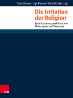 Die Irritation der Religion