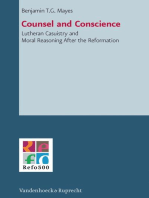Counsel and Conscience: Lutheran Casuistry and Moral Reasoning after the Reformation