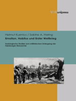 Emotion, Habitus und Erster Weltkrieg: Soziologische Studien zum militärischen Untergang der Habsburger Monarchie