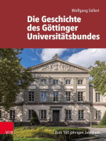 Die Geschichte des Göttinger Universitätsbundes: Zum 100-jährigen Jubiläum