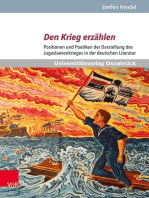 Den Krieg erzählen: Positionen und Poetiken der Darstellung des Jugoslawienkrieges in der deutschen Literatur
