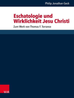Eschatologie und Wirklichkeit Jesu Christi: Zum Werk von Thomas F. Torrance