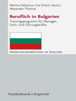 Beruflich in Bulgarien: Trainingsprogramm für Manager, Fach- und Führungskräfte