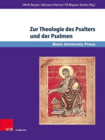 Zur Theologie des Psalters und der Psalmen: Beiträge in memoriam Frank-Lothar Hossfeld