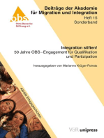 Integration stiften!: 50 Jahre OBS – Engagement für Qualifikation und Partizipation