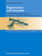 Organisation und Geschäft: Unternehmensorganisation in Frankreich und Deutschland 1890–1914