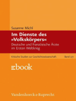 Im Dienste des »Volkskörpers«: Deutsche und französische Ärzte im Ersten Weltkrieg