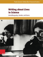 Writing about Lives in Science: (Auto)Biography, Gender, and Genre