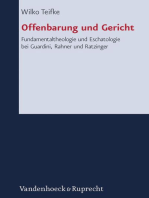 Offenbarung und Gericht: Fundamentaltheologie und Eschatologie bei Guardini, Rahner und Ratzinger