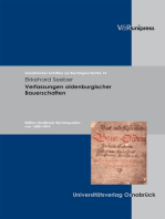 Verfassungen oldenburgischer Bauerschaften: Edition ländlicher Rechtsquellen von 1580–1814. E-BOOK