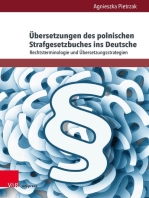 Übersetzungen des polnischen Strafgesetzbuches ins Deutsche