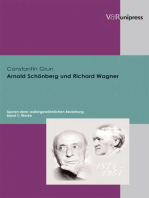 Arnold Schönberg und Richard Wagner: Spuren einer außergewöhnlichen Beziehung. Band 1: Werke. E-BOOK