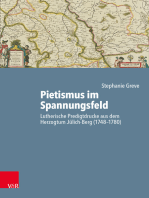 Pietismus im Spannungsfeld