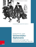 Universitätsdiplomatie: Wissenschaft und Prestige in den transatlantischen Beziehungen 1890–1920