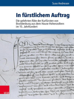 In fürstlichem Auftrag: Die gelehrten Räte der Kurfürsten von Brandenburg aus dem Hause Hohenzollern im 15. Jahrhundert