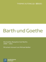 Barth und Goethe: Die Goethe-Rezeption Karl Barths 1906-1921