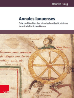 Annales Ianuenses: Orte und Medien des historischen Gedächtnisses im mittelalterlichen Genua