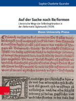 Auf der Suche nach Re/formen: Literarische Wege der Selbstlegitimation in der ›Reformatio Sigismundi‹ (1439)