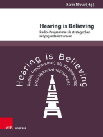 Hearing is Believing: Radio(-Programme) als strategisches Propagandainstrument