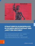 Strafverfolgungspraxis im Schein-Rechtsstaat des "Dritten Reiches": Zur Zusammenarbeit von Justiz- und Polizeibehörden unter nationalsozialistischer Herrschaft