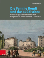 Die Familie Bondi und das »Jüdische«: Beziehungsgeschichte unter dem bürgerlichen Wertehimmel, 1790–1870